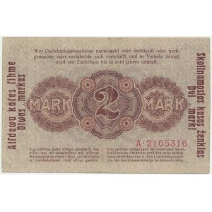 Kowno, 2 Mark 1918 - A -