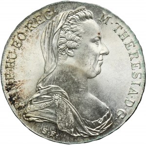 Austria, Maria Theresa, Thaler Wien 1780 SF - RESTRIKE