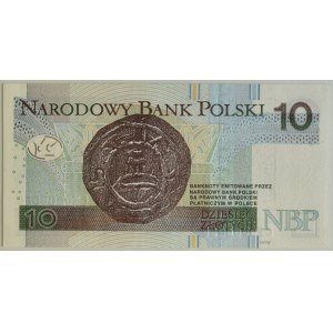 10 złotych 2016 - CI 0000020 - bardzo niski numer seryjny