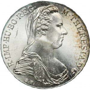 Austria, Maria Theresa, Thaler Wien 1780 SF - RESTRIKE