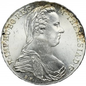 Austria, Maria Theresa, Thaler Wien 1780 SF - RESTRIKE