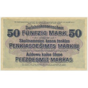 Kowno, 50 mark 1918 - B -
