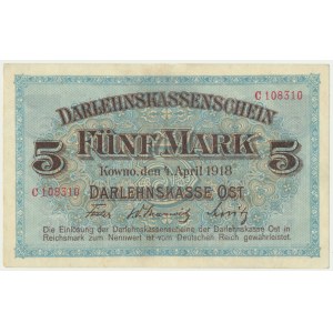 Kowno, 5 mark 1918 - C -