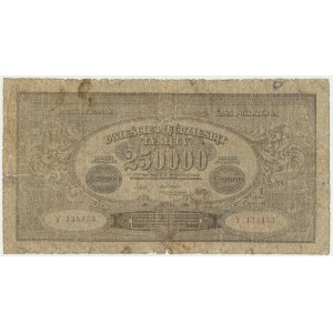 250 000 marks 1923 - Y - RARE VARIÉTÉ