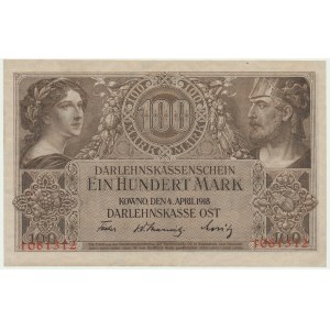 Kowno, 100 Mark 1918
