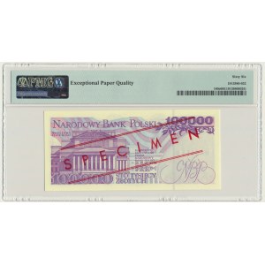 100 000 zl 1993 - MODÈLE - A 0000000 - No.0474 - PMG 66 EPQ