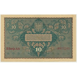 10 marek 1919 - II Serja AA - bardzo rzadka seria