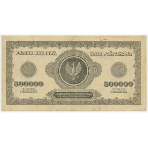 500.000 marks 1923 - SÉRIE BI - 7 chiffres - TRÈS RARE