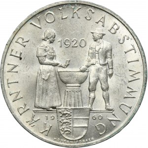 Austria, II Republic, 25 Schilling Wien 1960 - Carinthia Plebiscite