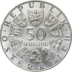Autriche, Deuxième République, 50 shillings Vienne 1972 - Institut de l'agriculture