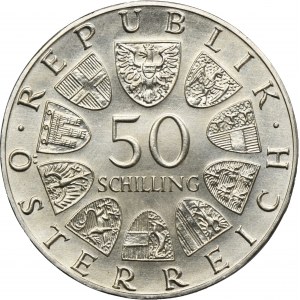 Ausria, II Republic, 50 Schylling Wien 1978 - 150th anniversary of the death of Franz Schubert