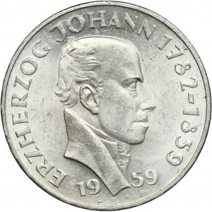 Autriche, Deuxième République, 25 shillings Vienne 1959 - Archiduc Jan
