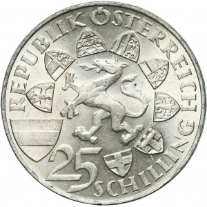 Autriche, Deuxième République, 25 shillings Vienne 1959 - Archiduc Jan