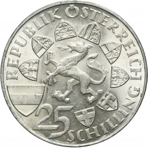 Austria, II Republic, 25 Schillings Wien 1959 - Archduke John