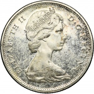 Canada, Elizabeth II, 1 Dollar 1965 - Canoe
