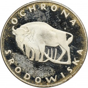 100 złotych 1977 Ochrona Środowiska Żubr