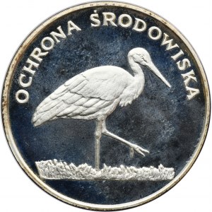 100 złotych 1982 Ochrona Środowiska Bocian