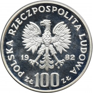 100 złotych 1982 Ochrona Środowiska Bocian