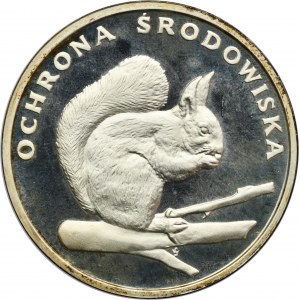 500 złotych 1985 Ochrona Środowiska Wiewiórka