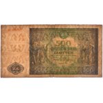 500 zloty 1946 - Dz - série de remplacement plus rare