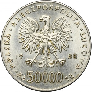 50 000 PLN 1988 Pilsudski