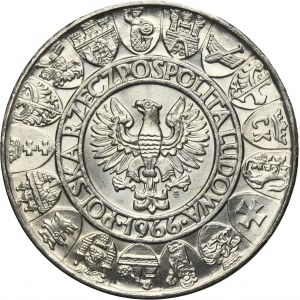 PRÓBA, 100 złotych 1966 Mieszko i Dąbrówka półpostacie