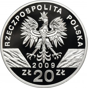 20 złotych 2009 Jaszczurka Zielona
