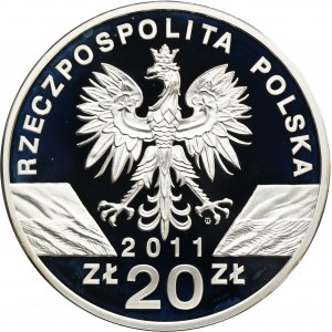 20 złotych 2011 Borsuk