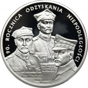 20 złotych 2008 90. Rocznica Odzyskania Niepodległości