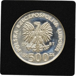 500 złotych 1987 XV Zimowe Igrzyska Olimpijskie