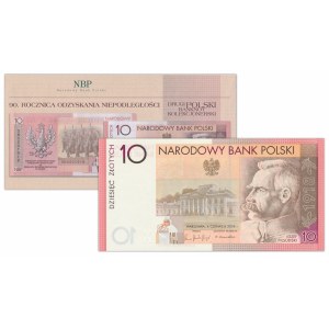 10 złotych 2008 - 90. Rocznica Odzyskania Niepodległości -