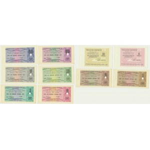Russia, set of checks 1979-89 (10 pcs.)