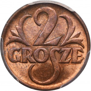 2 grosze 1938 - PCGS MS65 RB