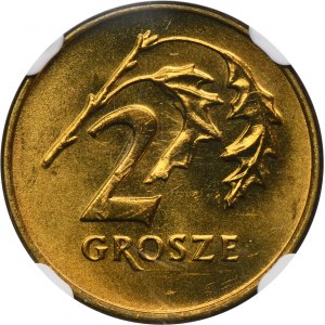 2 grosze 1990 - NGC MS66