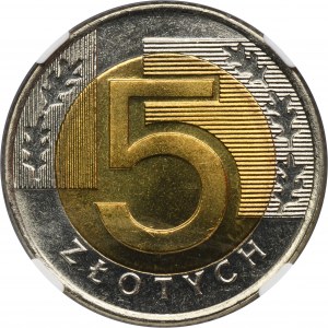 5 złotych 1994 - NGC MS66