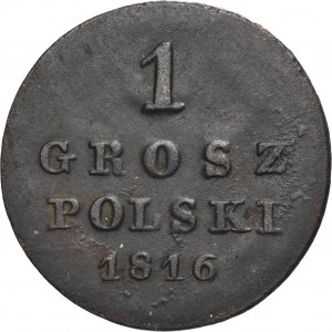 Polish Kingdom, 1 groschen Warsaw 1816 IB