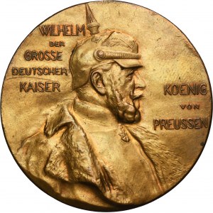 Allemagne, Prusse, Guillaume II, Médaille du centenaire de l'anniversaire de l'empereur Guillaume Ier 1897