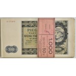 500 złotych 1940 - A - zestaw z banderolą (18 szt.)