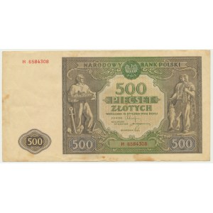 500 zlotys 1946 - H -