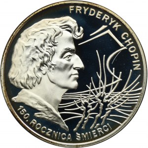 10 złotych 1999 150. Rocznica śmierci Fryderyka Chopina