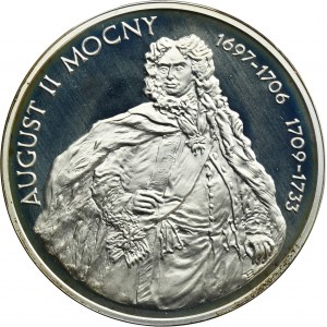 10 złotych 2005 August II Mocny, półpostać