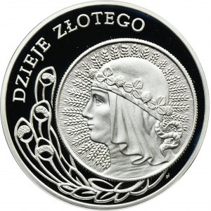 10 Or 2006 Histoire de l'or, tête de femme