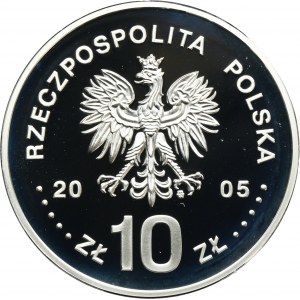 10 złotych 2005 Stanisław August Poniatowski, półpostać