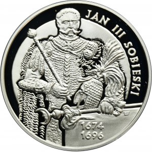 10 złotych 2001 Jan III Sobieski, półpostać