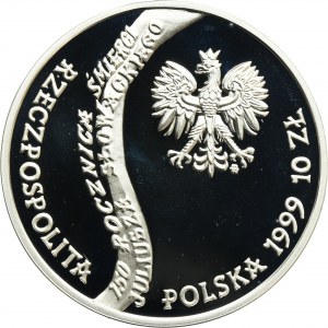 10 złotych 1999 150. Rocznica śmierci Juliusza Słowackiego