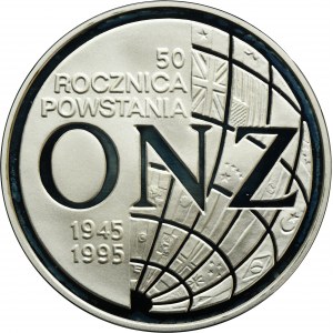 20 złotych 1995 50. rocznica powstania ONZ