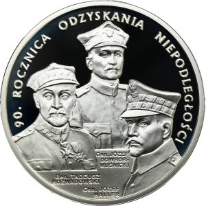 20 złotych 2008 90. Rocznica Odzyskania Niepodległości