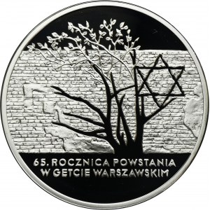20 złotych 2008 65. Rocznica Powstania w Getcie Warszawskim
