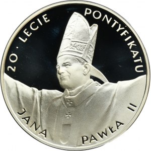 10 złotych 1998 20-lecie pontyfikatu Jana Pawła II