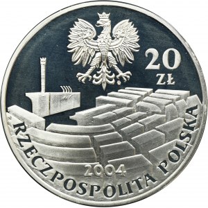 20 złotych 2004 15-lecie Senatu III RP